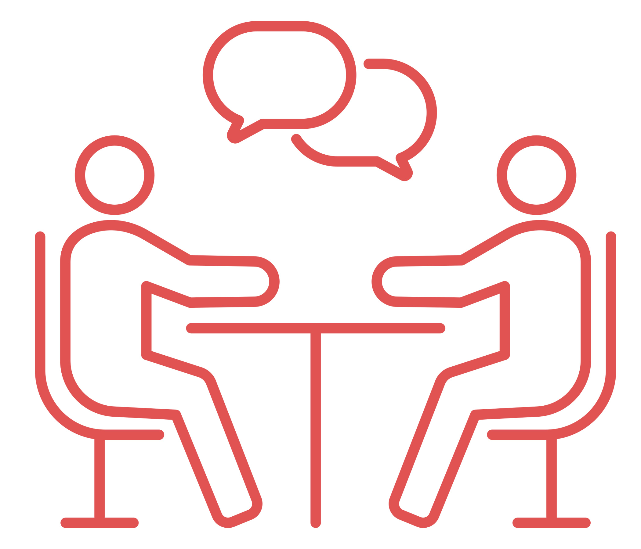 people talking